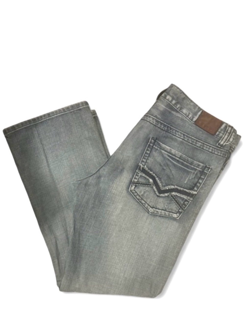 VTG Y2K Men's Light Blue Bootcut Denim Jeans Size W36 x L30